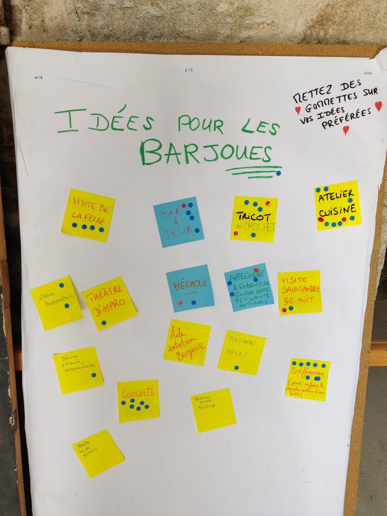 idées pour les Barjoues