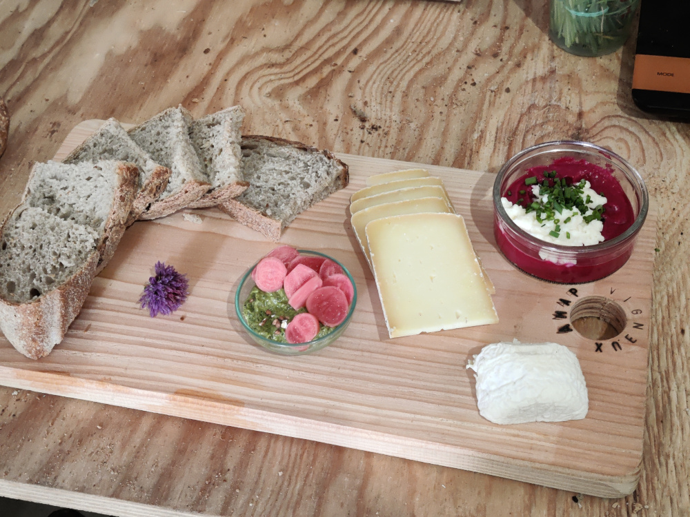 Planche apéro, fromage de brebis