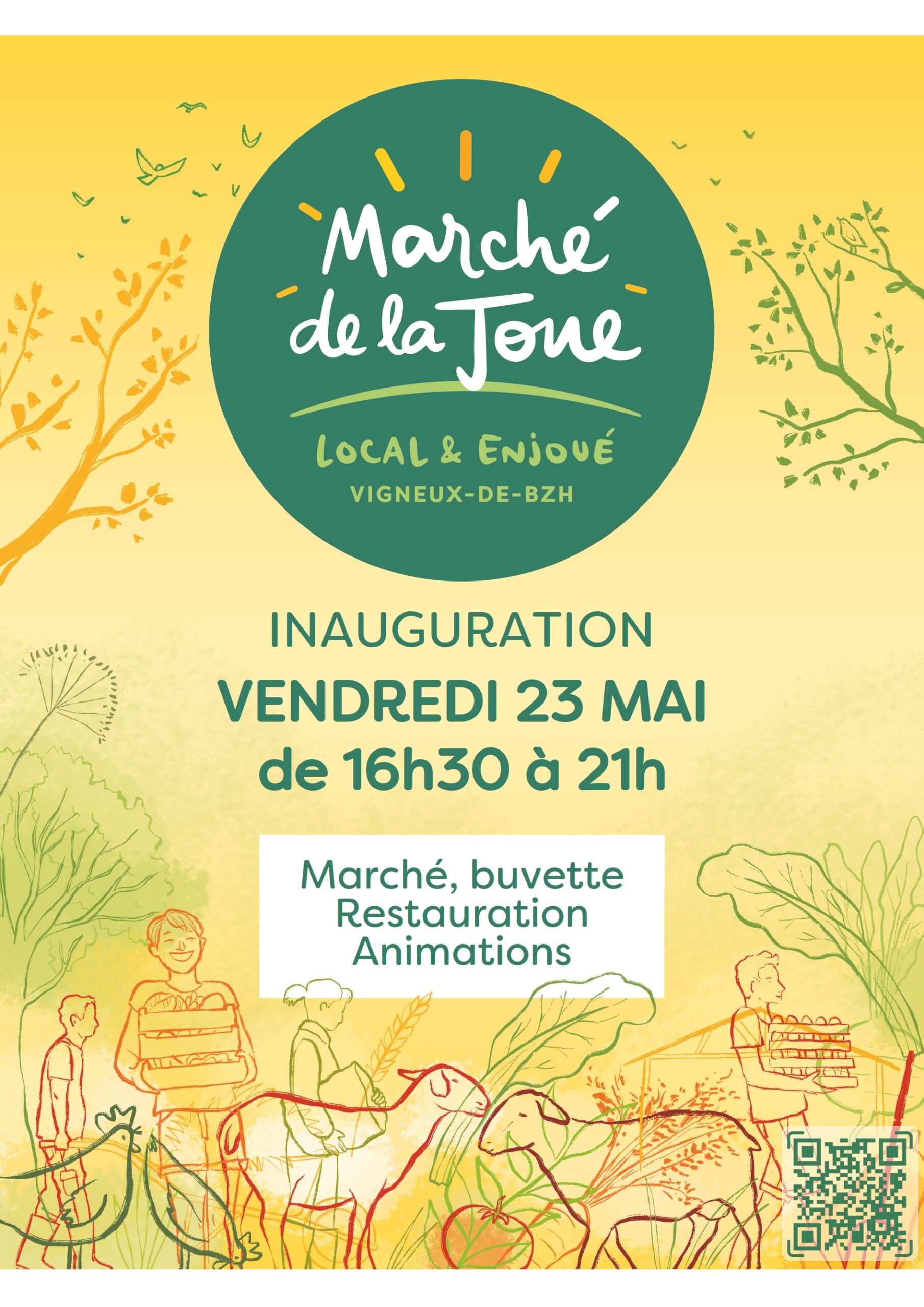 Le 23 mai, inauguration du nouveau marché de La Joue
