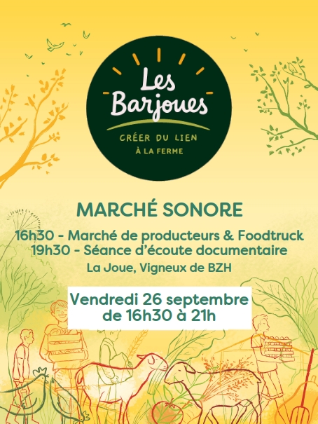 Marché de producteurs locaux puis séance d’écoute documentaire